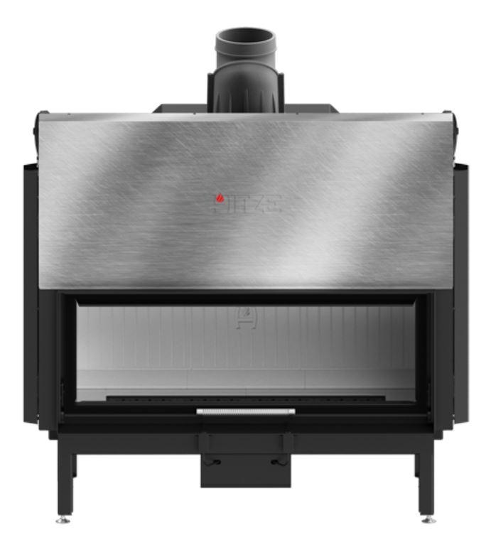 Камінна топка HITZE ARDENTE 120X43.G Гільйотина, фото 1