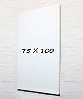 Доска магнитно-маркерная 100х75 см белая офисная для надписей сухостираемыми маркерами. Доски маркерные