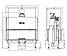 Камінна топка HITZE ARDENTE DUO 120X43.DGS тунель з гільйотиною, фото 7