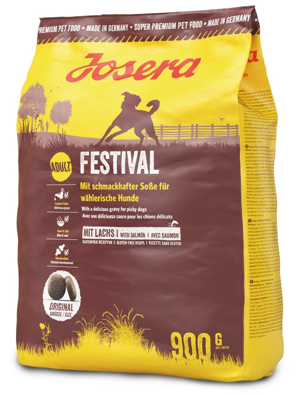 Сухий корм Josera Festival (для вибагливих собак, з лососем)