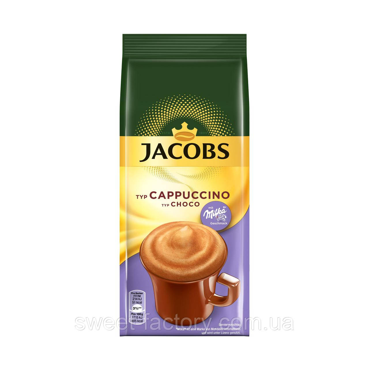 Jacobs Typ Cappuccino Choco 500 g, фото 1