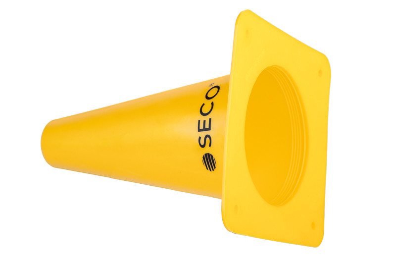 Конус тренувальний SECO 15 см колір: жовтий, фото 1