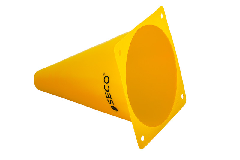 Конус тренувальний SECO 18 см колір: жовтий, фото 1