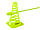 Тренувальний конус з отворами SECO 23 см колір: неон, фото 5
