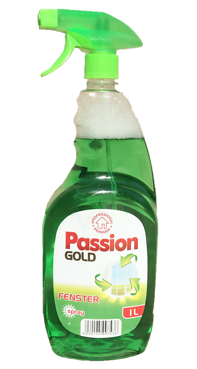 Засіб для миття скла зелене яблуко Passion Gold Fenster (зелений) 1 л.