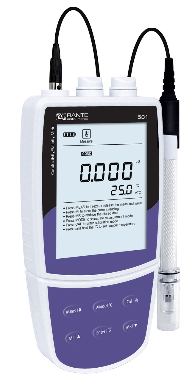 Портативний Кондуктометр Солемер Bante 531