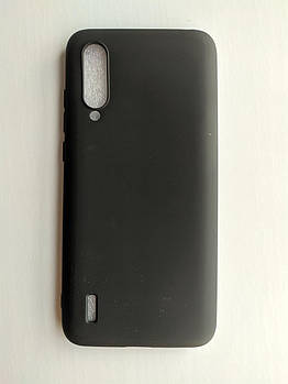 Силіконовий чохол Xiaomi Mi CC9 / Xiaomi Mi 9 Lite матовий з подряпиною Чорний