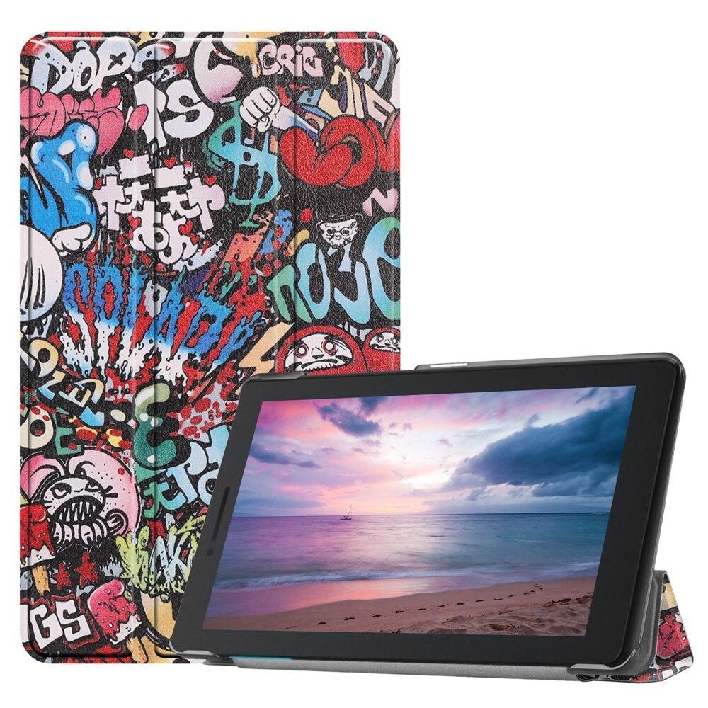 Чехол Lenovo Tab E8 TB-8304f 8304l Ultra Slim Graffiti, фото 1