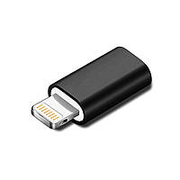 Адаптер к кабелю XoKo AC-005 MicroUSB - Lightning черный