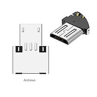 Адаптер XoKo AC-055 USB - Micro USB серебряный