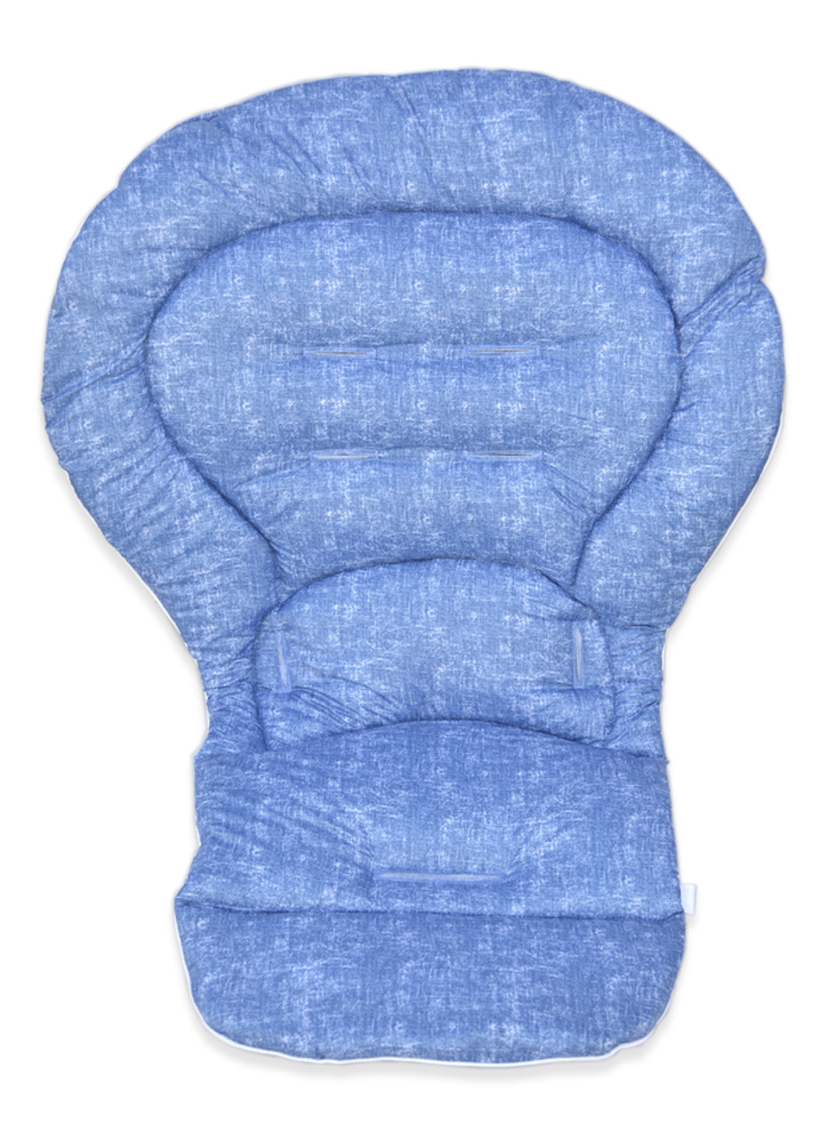 Чохол до стільчика для годування Chicco Polly Magic 3 в 1 під джинс блакитний
