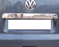 Хром-накладки на задню планку номера Volkswagen T-5