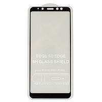 Защитное стекло Full Screen Full Glue 2.5D Tempered Glass для Samsung A730 Galaxy A8 Plus 2018 Black