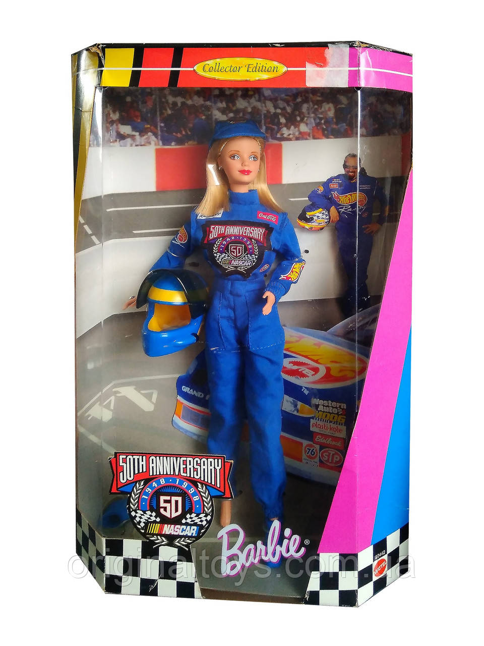 Колекційна лялька Барбі Barbie 50th Anniversary NASCAR 1998 Mattel 20442