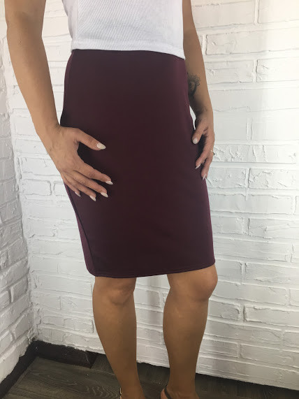Спідниця жіноча "Юнкон" бордова