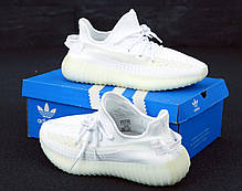 Жіночі кросівки AD Yeezy 350 White, адідас ізі буст. ТОП Репліка ААА класу., фото 2