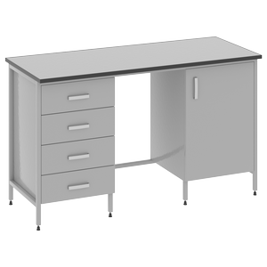 Стіл лабораторний пристінний СЛП-1.111.05