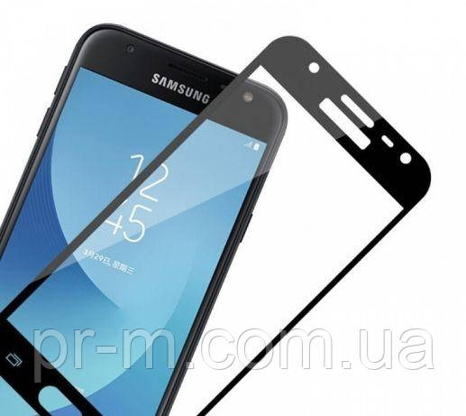 Захисне скло Full Cover Samsung A720/A7 2017, Black