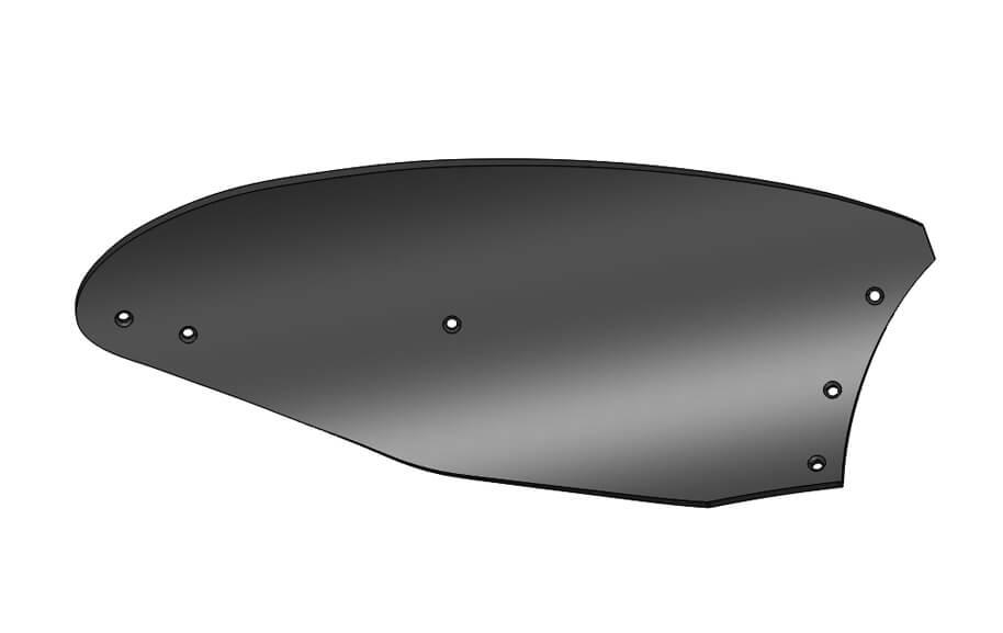 Відвал Pottinger 46W 00+930.76.033.0 R-L ПСГ МБ12 15мм комплектований підтримкою