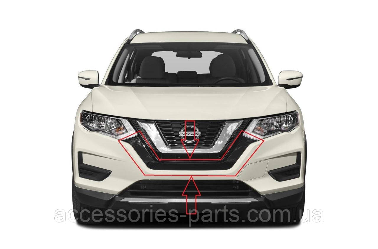 Накладка переднього бампера Nissan Rogue 2017-2019 Нова Оригінальна, фото 1