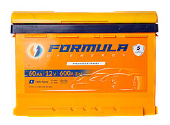 Акумулятор автомобільний Formula 6СТ-60 Аз Professional