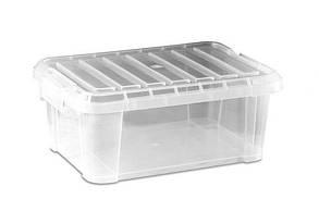 Прямокутний контейнер з поліпропілену з кришкою 38х26.5х23см/14л для зберігання Araven