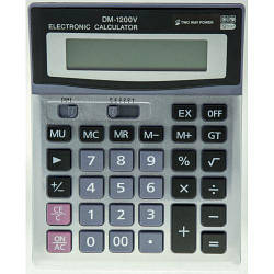 Калькулятор бухгалтерський великий настільний DM-1200V