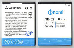 Акумулятор для Nomi i501 (NB-52) 1750 mAh