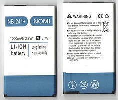 Акумулятор для Nomi i241, i241+ (NB-241+) 1000 mAh