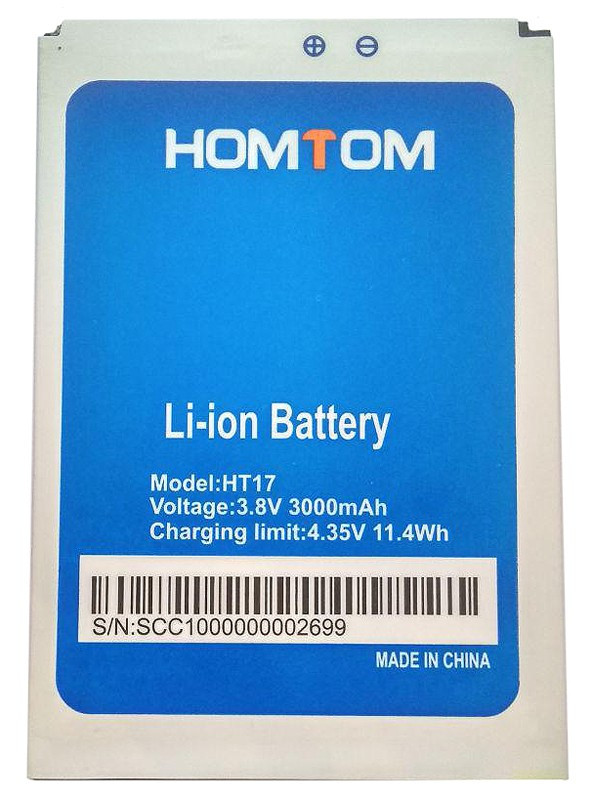Акумулятор для Homtom HT17 / HT17 Pro 3000 mAh