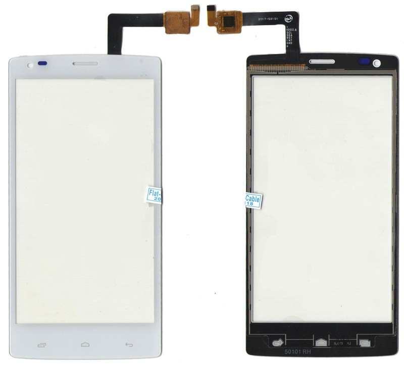 Тачскрін (сенсор) для Fly IQ4505 Quad ERA Life 7 Білий