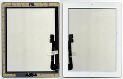 Сенсорне скло (тачскрін) для iPad 3 білий (White) assembly with home button