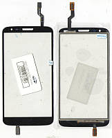 Тачскрін (сенсор) для LG D800, G2 D801, G2 D803, LS980, VS980, чорний Black