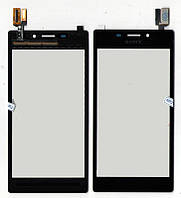 Сенсорне скло (тачскрін) для Sony Xperia M2 Dual D2302 / Xperia M2 D2305, чорний