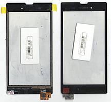 Сенсорне скло (тачскрін) для Sony Xperia T3 D5102 / D5103 / D5106 чорний