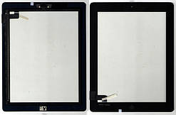 Сенсорне скло (тачскрін) для iPad 2 чорний assembly with home button