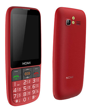 Телефон Nomi i281+ Red Гарантія 12 місяців, фото 2