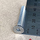 Гвинт М 6х40 мм DIN 7991 c потайною головкою і внутрішнім шестигранником з нержавіючої сталі А2, фото 2