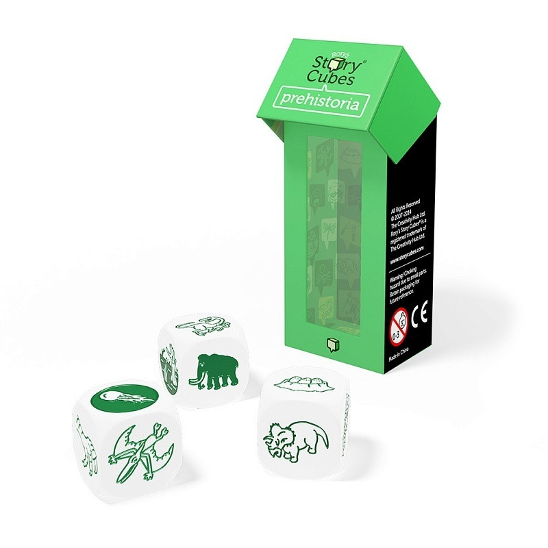 Настільна гра Rory Story Cubes. Prehistoria (Кубики Історій Рорі. Динозаври)