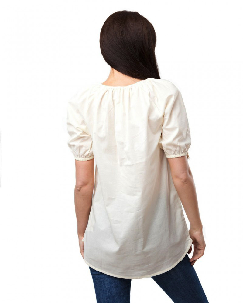 Изысканная летняя блуза с вышивкой (S-2XL в расцветках) - фото 4 - id-p97190029