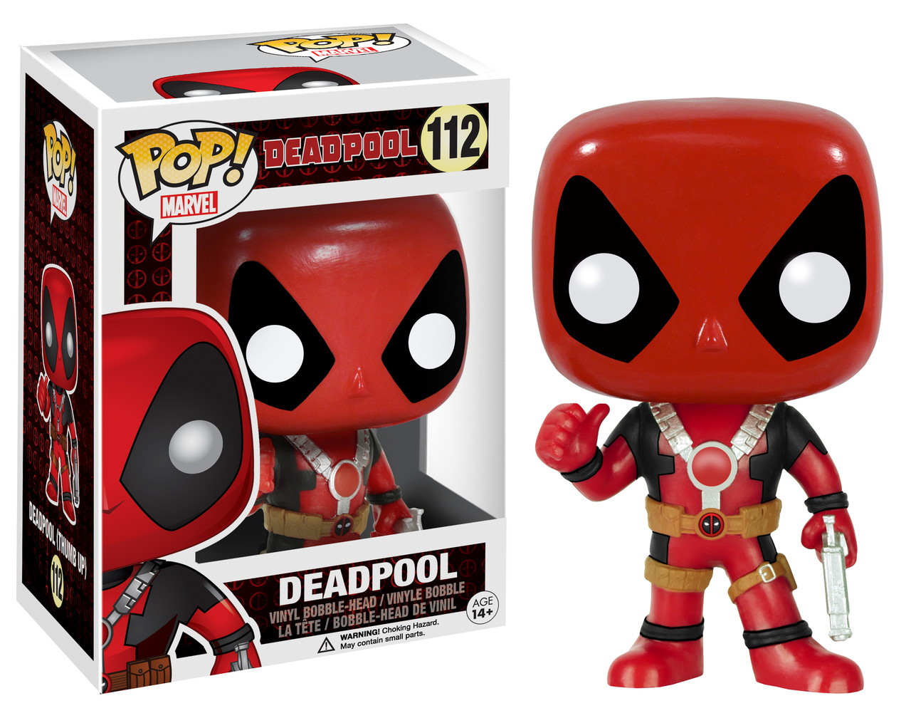 Фігурка Funko Pop Фанко Поп Дедпул з великим пальцем Deadpool with Thumbs Up 10 см DP 112, фото 1