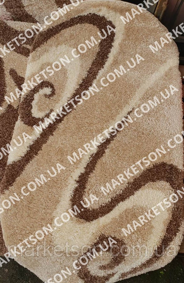 Килимок Shaggy 60х110 пухнастий із довгим ворсом. Туреччина.
