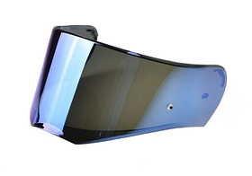 Візор (Скло) для шоломів LS2 FF390 Breaker дзеркальний (синій)