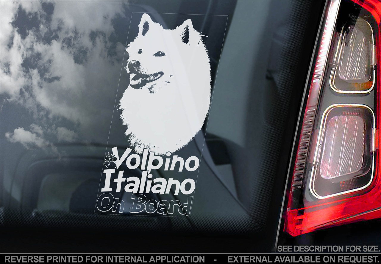 Итальянский шпиц (итальянский вольпино) (Volpino Italiano) стикер - фото 1 - id-p94943175