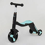 Самокат 3в1 JT 20255 Best Scooter Блакитний, фото 3