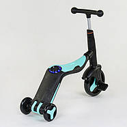 Самокат 3в1 JT 20255 Best Scooter Блакитний, фото 6