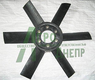 Крильчатка вентилятора ЮМЗ (пластик) Д65-1308050П
