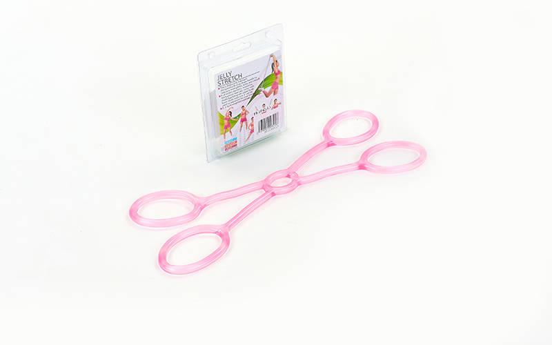 Еспандер для фітнесу Ікс гелевий Zelart Sport 1042 навантаження низький рожевий, фото 1