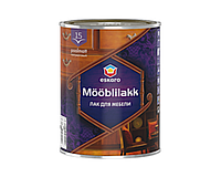 Лак акриловый ESKARO MOBLILAKK 15 мебельный (полуматовый) 0,9 л