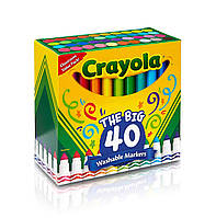 Крайола набор смывающихся фломастеров 40 шт Crayola Washable Markers 40 Count